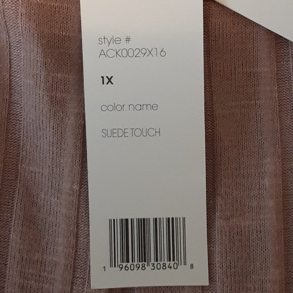 Adyson Parker New Suede Touch Wide Leg Ribbed Pants ElasticTie Waist NWT Size XL - Picture 12 of 16